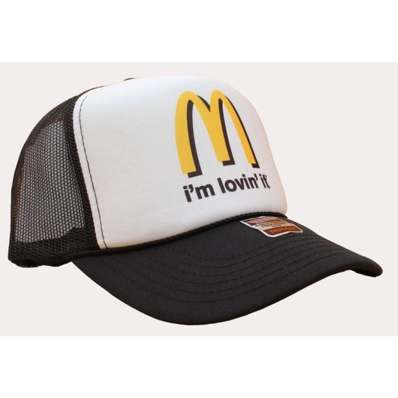 McDonalds Trucker Hat Mesh Cap Snapback Hat Adjustable  i'm lovin it - Picture 2 of 4
